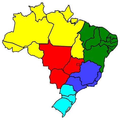 desenho do mapa do brasil